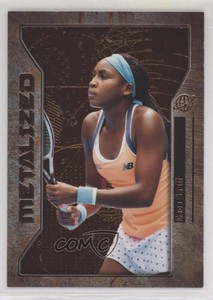2021 Skybox Metal Universe Champions Copper Coco Gauff #108 Rookie RC