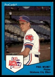 1989 ProCards Minor League #1509 Paul Wilmet - Oklahoma City 89ers - Picture 1 of 2