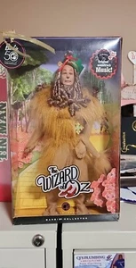 Barbie 50th Anniversary Cowardly Lion Pink Label Collector Musical Wizard of Oz - Picture 1 of 2