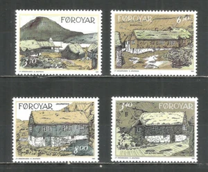 FAROE ISLANDS 1992 , mint stamps MNH (**) set - Architecture - Picture 1 of 1
