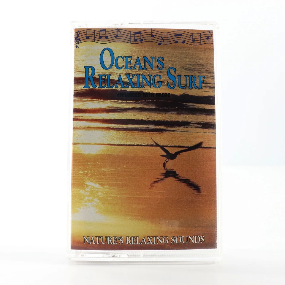 Ocean's Relaxing Surf Enhanced with Music (Cassette Tape, 1991) TESTED Natural - Image 1 of 4