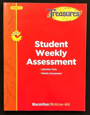 3rd Grade - TREASURES - Student Weekly Assessment (TEACHER EDITION) (2011) - Image 1 of 4