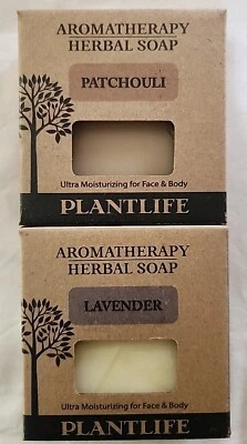 Plantlife, Aromatherapy Herbal Bar Soap, Lavender & Patchouli (Lot Of 2) 4.5oz - Image 1 of 3