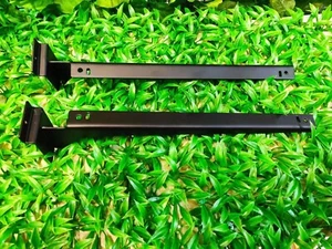 5Pair Black Shelf Bracket SlatWall Pegboard Hook 35cm - Picture 1 of 5
