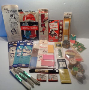 Lot 29 Vintage SEWING ADVERTISING Singer BONDEX Risdon JP COATS Dritz HABAND - Picture 1 of 10