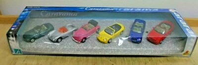 Cararama 1:72 6 Tedesco Cabrios Metallo/Plastica IN Der Confezione Regalo - Immagine 1 di 2