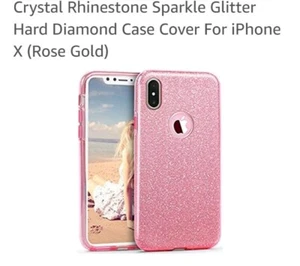 Imikoko iPhone X Hülle Rose Gold Skin Cover Pink - Bild 1 von 7