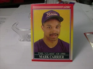 1990 Score Football #614 - Mark Carrier C90 - Chicago Bears 90-375 - Imagen 1 de 2
