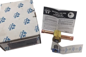SPORLAN Valve Company E9S240 1/2" ODF Solder Extended Connections less Coil - Picture 1 of 4