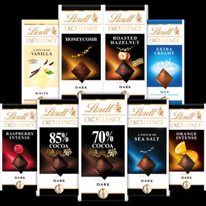 Lindt Excellence Dark Chocolate 25 Different Flavours Expired Cheap Price Deal