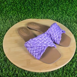 Sandali donna Marc Fisher Moral viola chiaro slip on taglia 7,5 nuovi con scatola - Foto 1 di 6