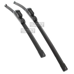 Front Windscreen Aero Wiper Blades Set Alfa Romeo Giulietta 2010-2020 Exact Fit - Picture 1 of 3