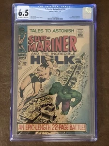 Tales to Astonish #100 Marvel 1963 CGC 6,5 Lee Severin Namor vs. Hul - Imagen 1 de 2