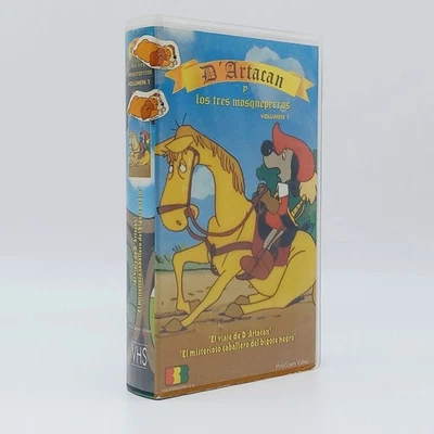 VHS Película PAL España D'Artacan Dartacan 1997 castellano Dogtanian Film Spain - Imagen 1 de 4