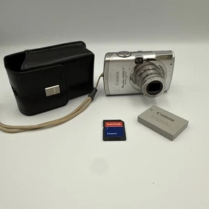 Canon PowerShot ELPH SD850 IS 8.0MP Digital Camera Silver TESTED. No Power Chord - Picture 1 of 9