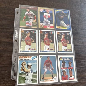 Lote de 9 coleccionables de Chipper Jones, Pete Rose, Dave Justice y Phil Niekro - Imagen 1 de 20