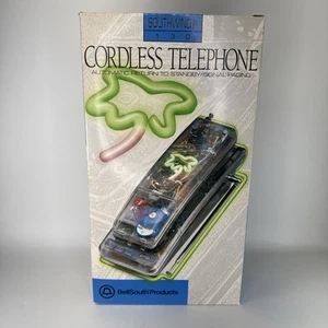 Bellsouth Southwind 130 Cordless Telephone Translucent Phone Clear UNTESTED - Zdjęcie 1 z 9