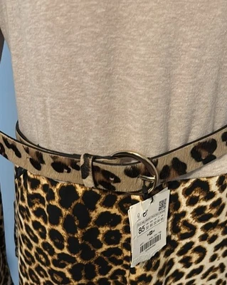 zara leopard belt - Image 1 of 4