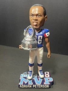 ADRIAN PETERSON Minnesota Vikings 2008 NFL Pro Bowl MVP Bobblehead LE#78/504 - Picture 1 of 13