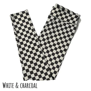 TC LuLaRoe HALLOWEEN Leggings ~ CHECKERBOARD PATTERN ~ Sizes 12-18; Tall & Curvy - Picture 1 of 3
