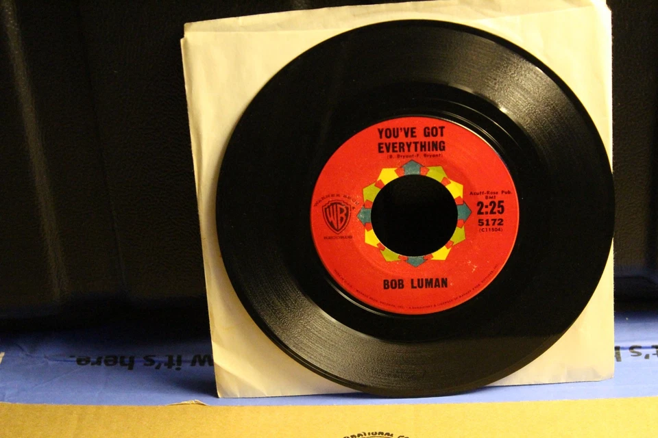 BOB LUMAN 45 RPM RECORD..FB 8 - Image 1 of 1