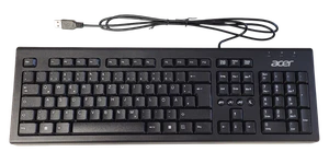 ACER Tastatur DKUSB1P0MR PR1101V (Schwarz) USB PC QWERTZ Deutsch - Bild 1 von 4