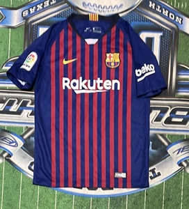 Authentic Nike Barcelona Home 2017 Fußball Trikot Set Gr. L Kind 111 - Bild 1 von 4