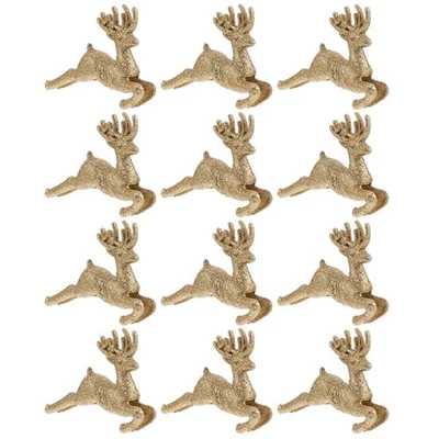  12 Pcs Decorazioni Per Albero Addobbi Arredamento Di Renne Tavolo Renna - Immagine 1 di 4