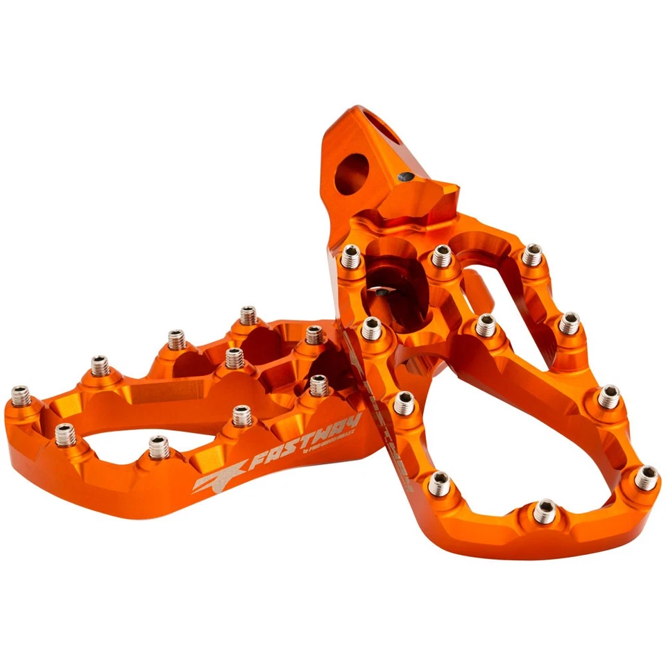 Fastway Motorcycle Foot Pegs Kit - 6mm Down/6mm Back Black For GASGAS MC 450F - Изображение 1 из 1