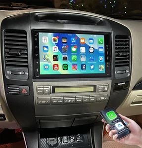 For 1996-2009 Toyota Prado 7'' Android 13 with Carplay Car Stereo GPS Head Unit - Picture 1 of 21