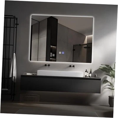 Luz de LED 48x36 polegadas retroiluminada e frontal tricolor iluminada 36"L x 48"W (sem moldura) - Imagem 1 de 4