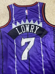 Kyle Lowry Signed Autograph Auto Purple Raptors Jersey PSA/DNA - Picture 1 of 3