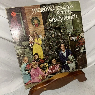 Merry Christmas from the BRADY BUNCH LP Vinyl Paramount 1970 Orig PAS-5026 VG - Image 1 of 4