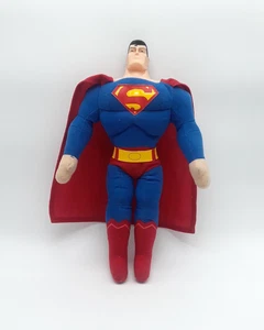 Toy Factory Vintage Superman Plüsch Puppe 1998 Stoff mit Gummikopf gebraucht - Bild 1 von 6