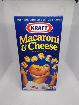 Kraft X Supreme Mac and Cheese Paquete Sellado Edición Limitada Coleccionable Foto 1 de 4