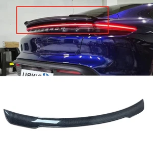 Carbon Fiber Rear Lip Spoiler Trunk Wing for Porsche Taycan Sedan 2020-2024 - Bild 1 von 14