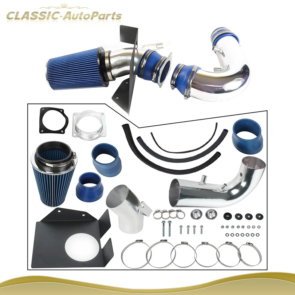 Kit de admisión de aire frío filtro para Ford Expedition F150 F250 Lobo Lincoln 1997-2004 Foto 1 de 4