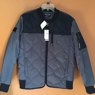 Members Only Black Jacket Large Mens Full Zip Long Sleeve Pockets Casual - Image 1 of 4