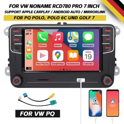 NONAME RCD330 RCD780 RCD360PRO 3 Plus 187B Android Auto Carplay 7" Radio Für VW - Bild 1 von 4