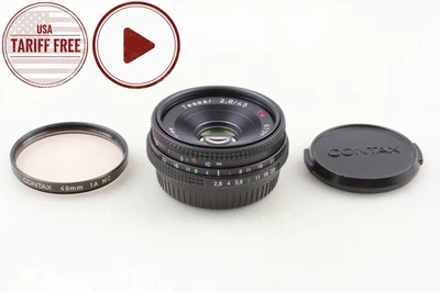 [Near MINT] Contax Carl Zeiss Tessar 45mm f/2.8 AEJ Pancake C/Y Lens From JAPAN - Image 1 of 4