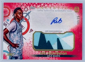 2023 TOPPS INCEPTION OVERTIME ROB DILLINGHAM RC AUTO RELIC RED 10/25 - Picture 1 of 2
