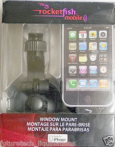 ROCKETFISH™ MOBILE WINDOW MOUNT FOR APPLE® IPHONE® + CAR CHARGER - RF-AMT8-T - Picture 1 of 4
