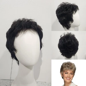 JAMIE by Estetica Designs R2 Darkest Brown Short Pixie Style Wig - Picture 1 of 17