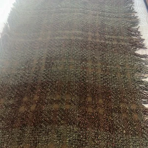 Pottery Barn Chunky Mega Knit Green Multi Color Throw 58x40 Made in USA CA - Picture 1 of 9