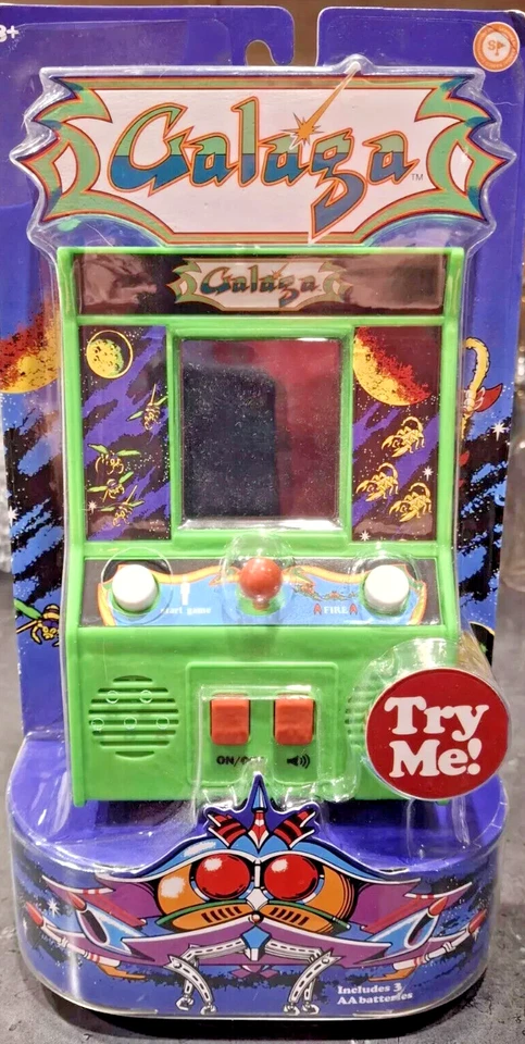 Basic Fun Galaga Mini Arcade Game 4c Screen