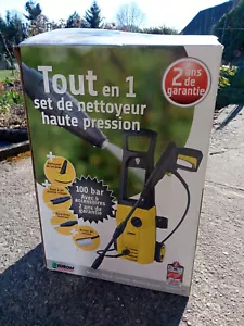 EUROM Hochdruckreiniger 1400W 100bar + Terassenreiniger + Autowaschbürste - Bild 1 von 3