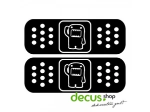 DOMO KUN PFLASTER SMALL 2ST L 1026 13x10 cm // Sticker JDM Aufkleber Frontscheib - Picture 1 of 2