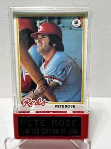 1979 Topps NL All-Star Pete Rose Autograph/Score Board Ken Goldin - Picture 1 of 2