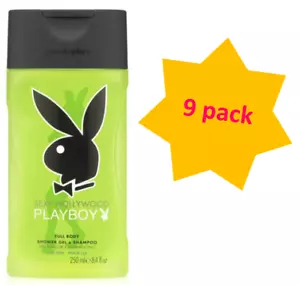 Playboy Shower Gel 250ml men, Sexy Hollywood - 9 pack - Picture 1 of 1