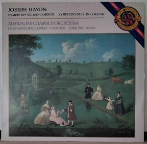 CBS DBR005 AUS AUTOGRAPHED HAYDN SYMPHONY80 & 81 AUSTRALIAN CHAMBER MACKERRAS LP - Picture 1 of 5